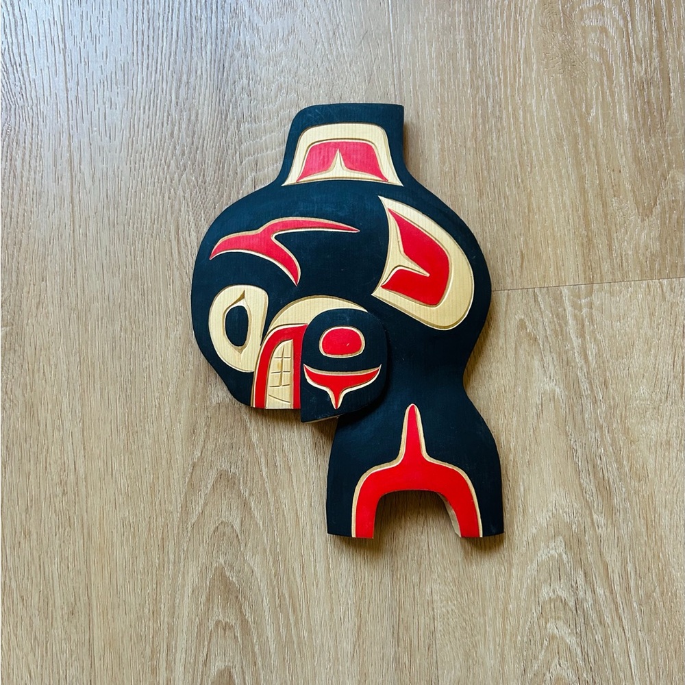 Black and Red Tribal Wall Art